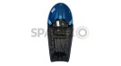 Royal Enfield GT Continental and  Interceptor 650cc Single Seat Leather with Blue Cowl D2 - SPAREZO